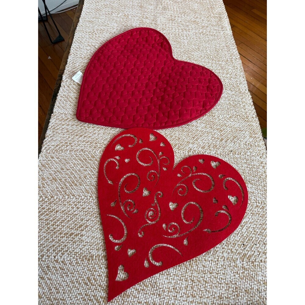 Fabric & felt Valentines Day decor